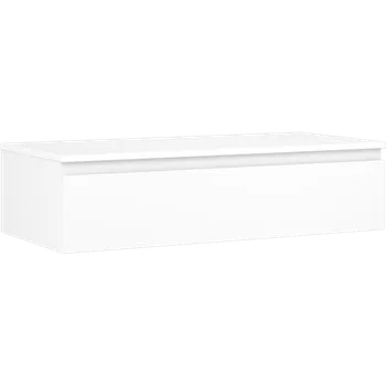 Koupelnový nábytek Mexen Orio koupelnová skříňka pod umyvadlo 100 cm s deskou, 1 zásuvka, bílá mat - 91A10-10023-1-BFC01 Koupelnové skříňky