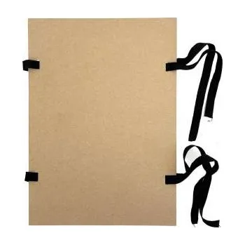 Spisové desky s tkanicí Kraft - A4, FSC, hnědé, 1 ks