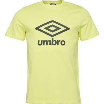 Pánské tričko Pánské triko Umbro LARGE LOGO TEE ESSENTIALS XL Žlutá, Černá