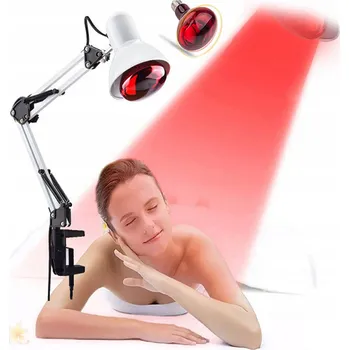 Lampička LÉČIVÁ LAMPA INFRAČERVENÁ LAMPA 150W PRO TERAPII ČERVENÝM SVĚTLEM