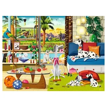 RAVENSBURGER Domácí mazlíčci z Palm Springs 500 dílků