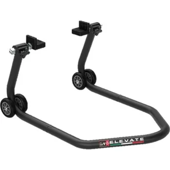 Motodoplněk Zadní stojánek LV8 E620LG.BK with rubber cursors černý