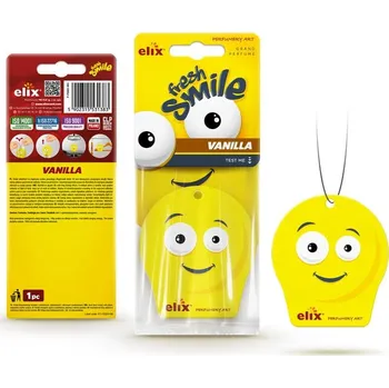 Vůně do bytu ELIX FRESH SMILE - Osvěžovač vzduchu z celulózového závěsu Vanilla