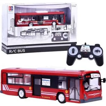 autíčko EE - Autobus na dálkové, otevírací dveře, licence, 2 barvy Červená