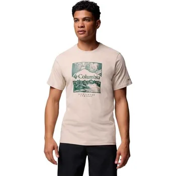 Pánské tričko Pánské triko Columbia CSC SEASONAL LOGO TEE XL Béžová