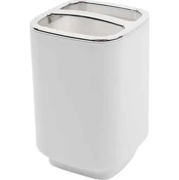 KELÍMEK DO KOUPELNY NA KARTÁČKY NA ZUBY bílý