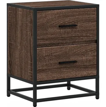 Noční stolek Noční stolek dub 40x31x50 cm, 2 zásuvky