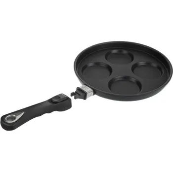 Pánev AMT Gastroguss Indukční titanová pánev na lívance s odnímatelnou rukojetí černá 26 cm