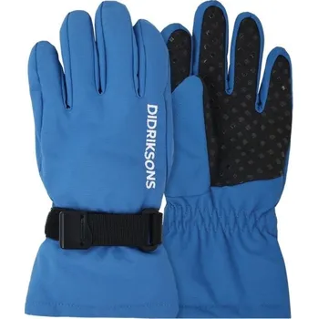Rukavice Dětské prstové rukavice DIDRIKSONS BIGGLES 8/10 Modrá, Černá, Bílá