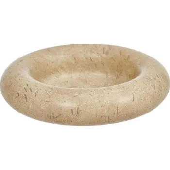 Svícen OYOY, Svícen na silnou svíčku Savi kulatý, 14 cm, béžový - Formadore