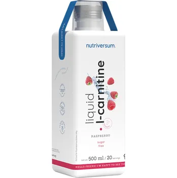 Aminokyselina Nutriversum Flow Liquid L-Carnitine 500 ml Příchuť: malina