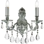 Ideal Lux GIOCONDA AP2 nástěnné svítidlo 2x E14 40W bez zdroje IP20, stříbrné