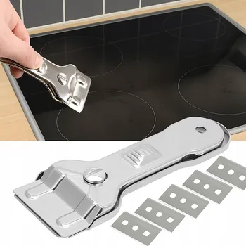 Kuchyňská škrabka Škrabka NeoProfi ocelová na sklokeramickou a indukční varnou desku