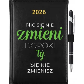 Kalendář Knižkový kalendář 2026 A5 černý