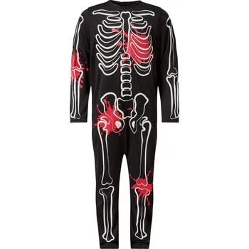 Karnevalový kostým Chlapecký kostým na Halloween (kostra, 134/140)