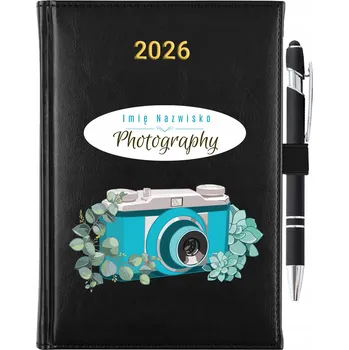 Kalendář Knižkový kalendář 2026 A5 černý