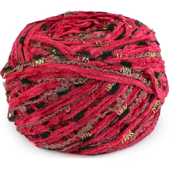 Příze Vánoční pletací příze Alfie 50 g, barva 3 červená