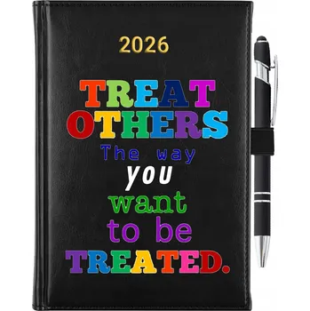 Kalendář Knižkový kalendář 2026 A5 černý