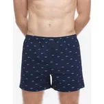 Pánské volné trenky GINO 75216P aqua petrolejová L/XL