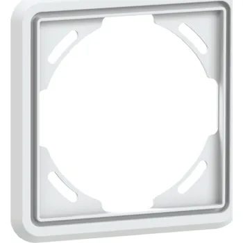 Elektrická zásuvka PCE Rámeček 9021 vč.těsnění jedn. bílý PC-9021