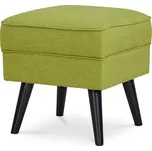 Taburet, krémová látka, AK-A1316 CRM2 Barva: Zelená