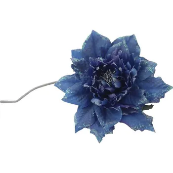 Vánoční dekorace Dekorační květ X7626-14