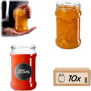 Sklenice Skleněné Sklenice Kadax Klara K5403 315 ml 10 ks