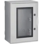 PEDRO Skříň VTR 02 OBLO 04622 36TE s průhlednými dveřmi; velikost 02 IP65 IP-VTR 02 OBLO 04622