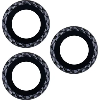 TFO Sada čoček pro iPhone 14 Plus 6,7" černé kosočtvercové (2 ks)