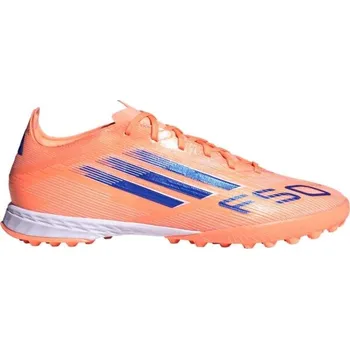 Kopačky Pánské turfy adidas F50 PRO TF 8 Oranžová, Tmavě modrá, Bílá