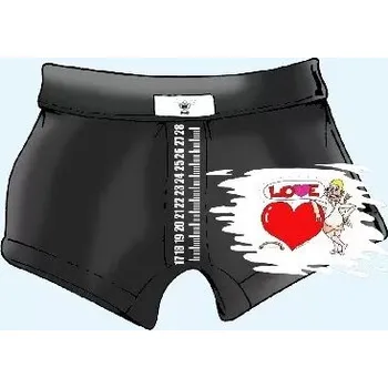 Pánské spodní prádlo Trenky s metrem-Love amor - L tyrkysová