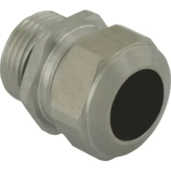 Rozvaděč AGRO Kabelová vývodka Progress, nerezová, A2, dlouhý závit Pg16 AG-1100.16.94