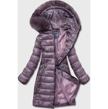 Dámská cargo bunda Fialová dámská lehká bunda na přechodné období, odstíny fialové S (36) i392_20725-46