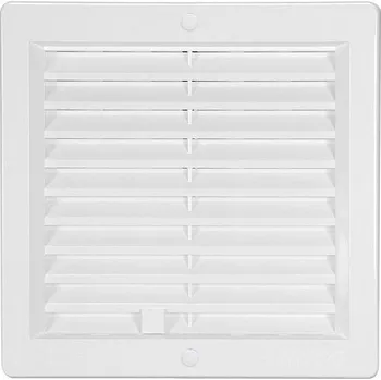 Větrací mřížka Větrací mřížka s rámečkem uzavíratelná 200x200 bílá