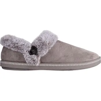 Dámské pantofle Dámské zateplené pantofle Skechers COZY CAMPFIRE 41 Šedá
