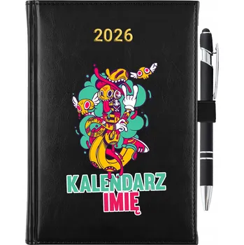 Kalendář Knižkový kalendář 2026 A5 černý