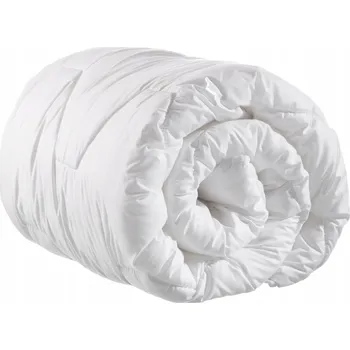 přikrývka Celoroční přikrývka peach 200x220 cm bílá mikrovlákno