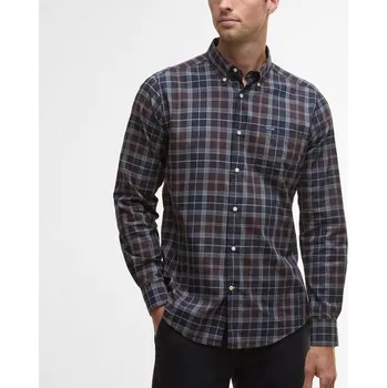 Barbour Wetheram Tailored Long-Sleeved Shirt — Midnight Oak Tartan
