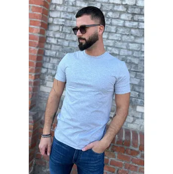 Pánské tričko BOSS Black 50468347 šedé Velikost: XXL