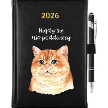 Kalendář Knižkový kalendář 2026 A5 černý