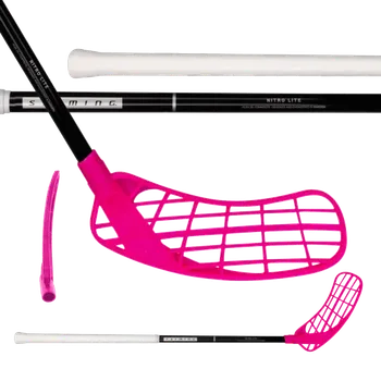 Florbalová hůl SALMING Nitrolite Hawk F27 Black/Mixed 103(114 R)