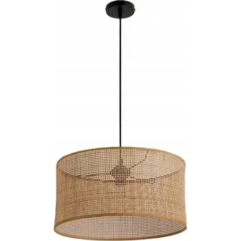 Ratanové závěsné stropní svítidlo se stínidlem 40 cm, Boho styl, přírodní