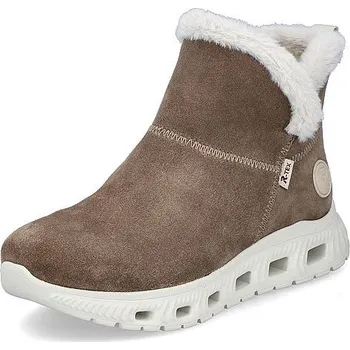 Dámská zimní obuv RIEKER dámská kožená zimní obuv M6050-64 hnědá RiekerTEX 38