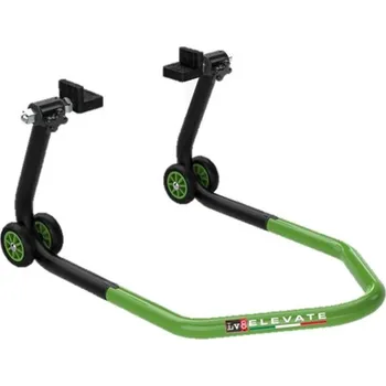 Motodoplněk Zadní stojánek LV8 E620LG.KG with rubber cursors černá/zelená