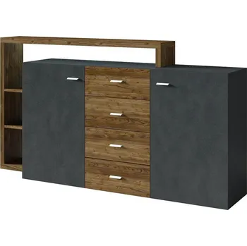 Komoda MOB Bilsby Typ 27 (smrk + šedá)