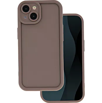 Náhradní kryt pro mobilní telefon TFO Kryt Rim TPU pro iPhone X / XS hnědý