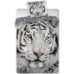 FARO Povlečení Bílý Tygr Bavlna, 140/200, 70/90 cm