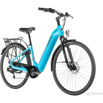 Elektrokolo Leader Fox INDUKTORA mestké 28" zadní Bafang baterie LG 504Wh S-RIDE 1X7 - M / Modrá