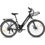 Všestranné městské elektrokolo SAMEBIKE RS-A01 Pro-T Černá