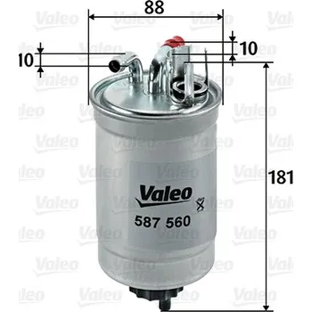 Autodíl Palivový filtr VALEO 587560